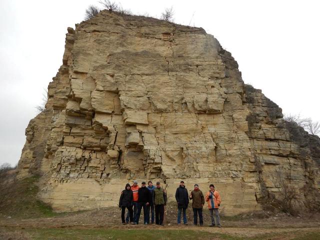 Під час екскурсії по геосайтах Придністеря (С.Дзвенигород Борщывського району)